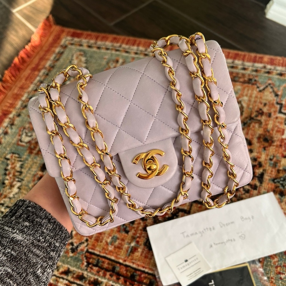 Chanel Classic Vintage Mini Square Flap Bag - Picture 6 of 11